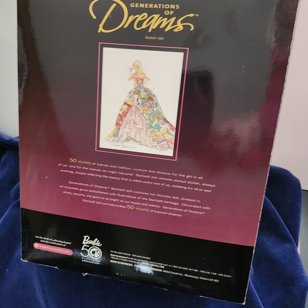 💫💎Generations Of Dreams Barbie By Mattel Pristine In Box NRFB Sealed💎💫 - Picture 11 of 11
